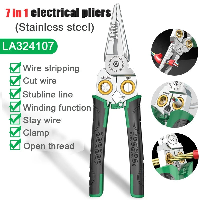8-in-1 Multifunctional Wire Stripping Pliers