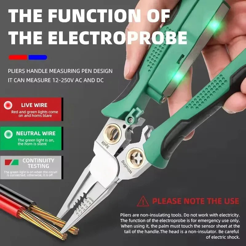 8-in-1 Multifunctional Wire Stripping Pliers